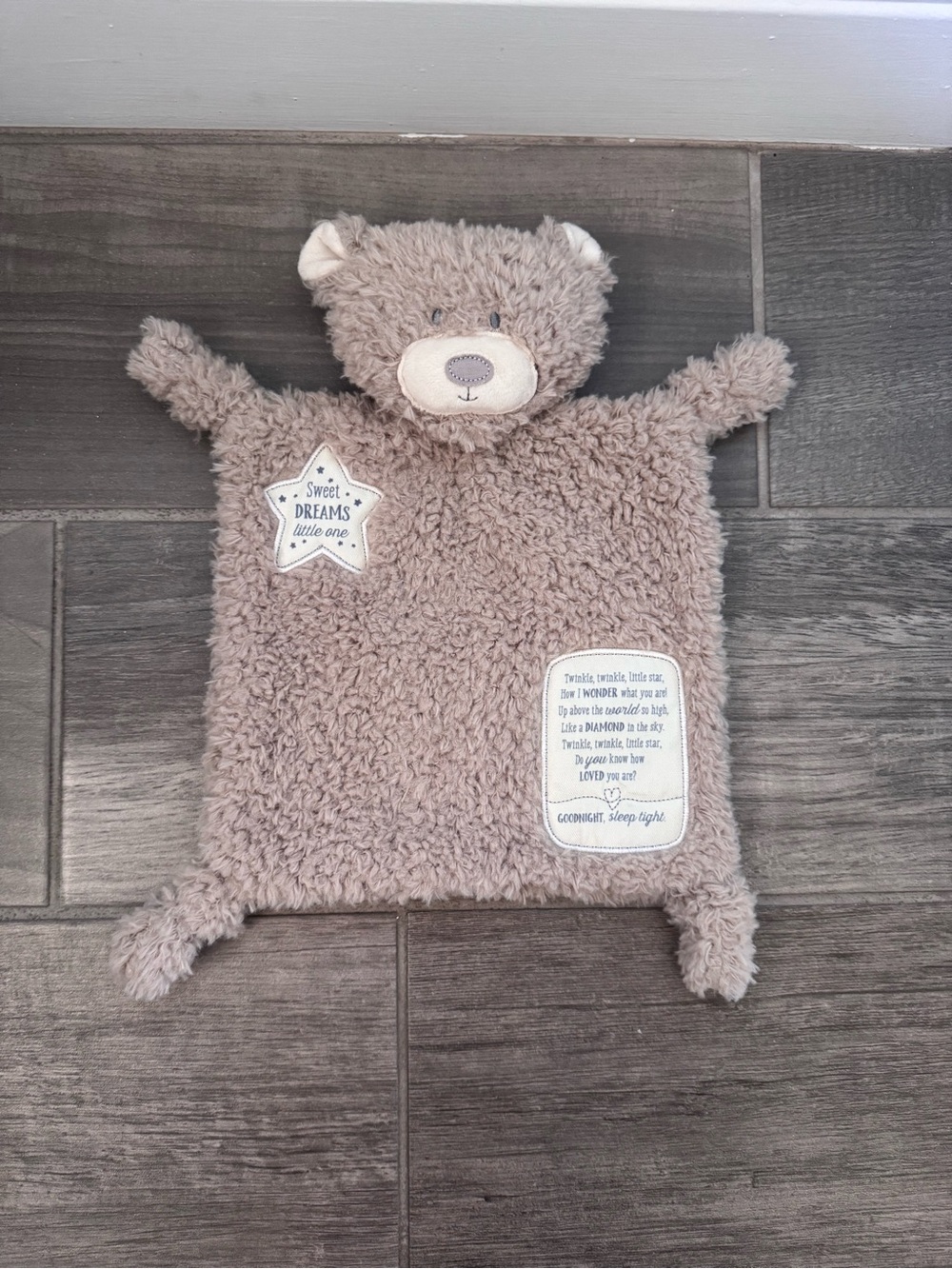 Demdaco Sweet Dreams Bear Lovey - DISCONTINUED - NWOT